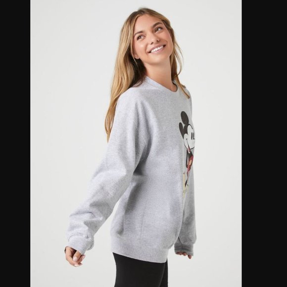 Forever 21 x Disney Mickey Mouse Graphic Pullover Medium - Picture 2 of 8